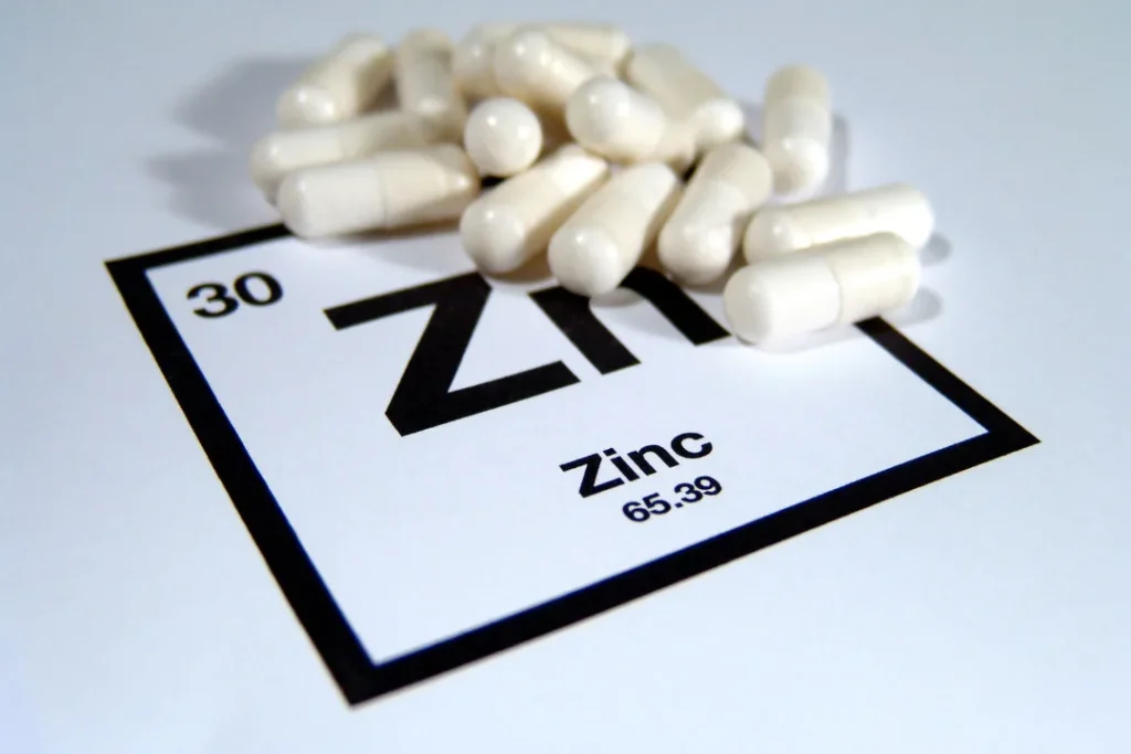 Zinc supplements. 