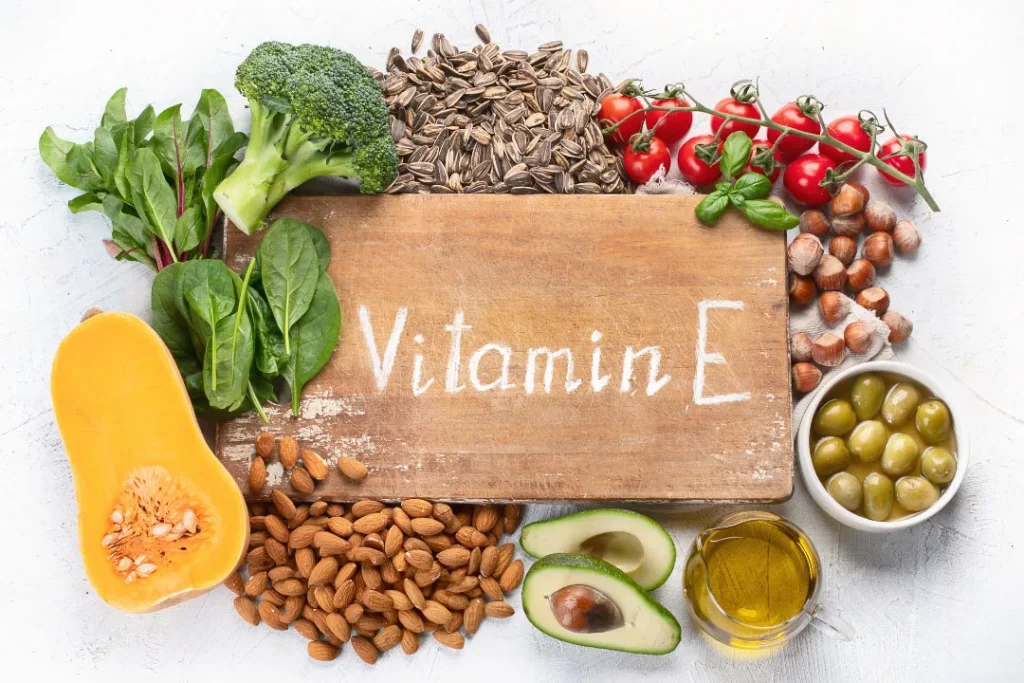 Vitamin E sources. 